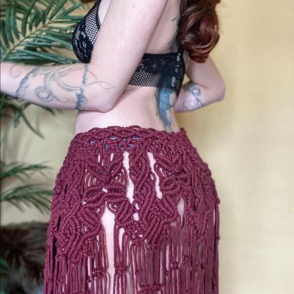 Handmade Macramé GoodVibeGoda Skirt - Picture 7 of 13